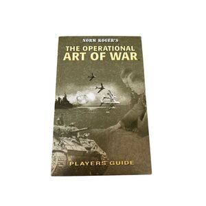The Operational Art of War Norm Koger's Players Guide ONLY Tallonsoft